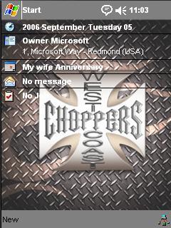 West Coast Choppers GB Theme for Pocket PC