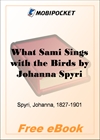 What Sami Sings with the Birds for MobiPocket Reader