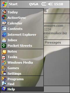 White Lily CT Theme for Pocket PC