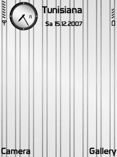 White Metal Stripes SVG Theme