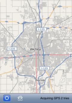 Wichita (KS, USA) Map Offline