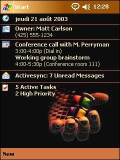 WinLinux 01 MMM Theme for Pocket PC