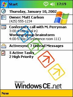 Windows CE.net 2 Theme for Pocket PC