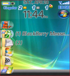 Windows Live Theme for Blackberry 8100 Pearl