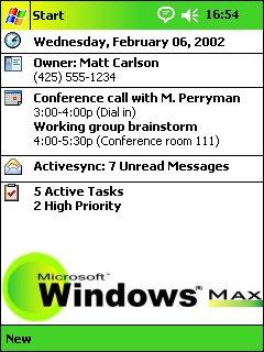 Windows Max Theme for Pocket PC