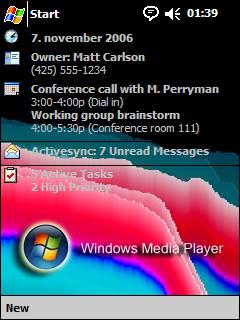 Windows Media Player Art 2 NT Theme for Pocket PC
