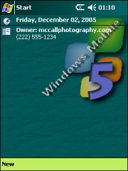 Windows Mobile 5.0 1 Theme for Pocket PC