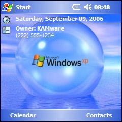 Windows Water Orb Theme for Pocket PC