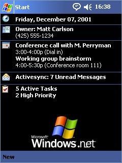 Windows.net Theme for Pocket PC