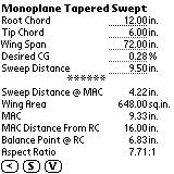 Wing Calculator