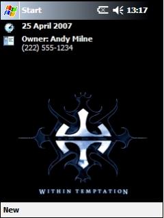 Within Temptation logo AMF Theme for Pocket PC