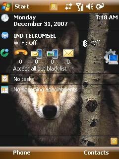 Wolf STS Theme for Pocket PC