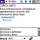 AW WordNet English Dictionary (Palm OS)