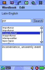 GWordBook Latin-English Dictionary
