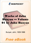 Works of John Bunyan - Volume 01 for MobiPocket Reader