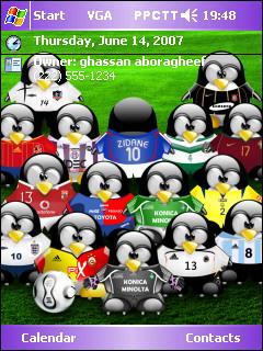 World Tux Team gh Theme for Pocket PC