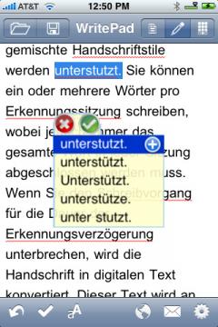 WritePad German Edition
