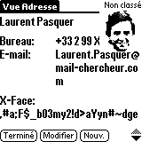 X-Face AddressBook Hack (French)