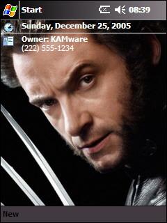 X3 Wolverine Theme for Pocket PC