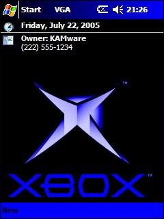 XBOX BLUE Theme for Pocket PC