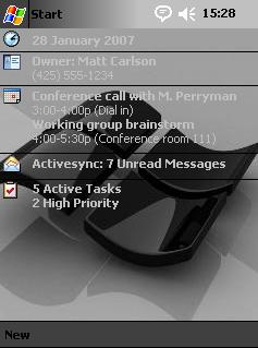 XP Black EE Theme for Pocket PC