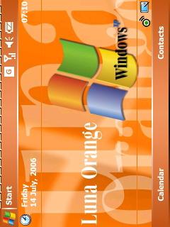 XP Luna Orange RP Theme for Pocket PC