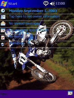 YZ450F TR Theme for Pocket PC