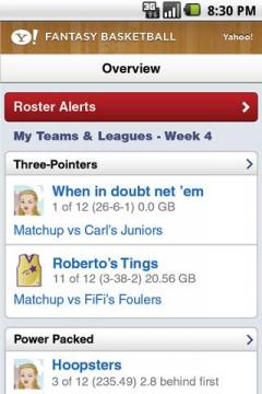 Yahoo! Fantasy Basketball for Android