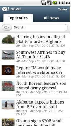 Yahoo! News for Android