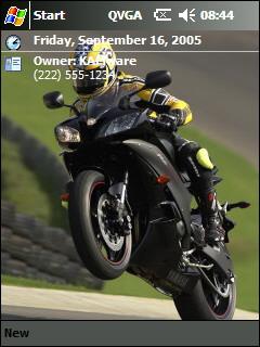 Yamaha YZF-R6 Theme for Pocket PC