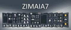 Zimaia7 QVGA Theme for WisBar Advance Desktop