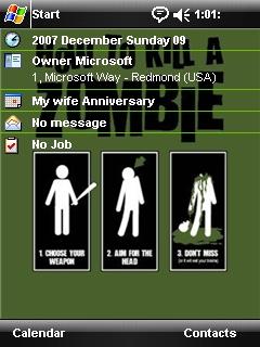 Zombie SMH Theme for Pocket PC