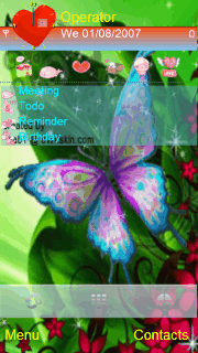 abstract butterfly animated
