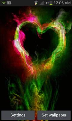 Abstract Heart Live Wallpaper