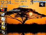 8800 Blackberry Zen Theme: African Sunrise