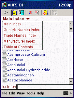 AHFS Drug Information (AHFS-DI)