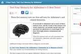 Alzheimer Test