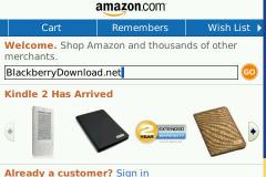 Amazon.com blackberry app