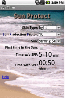 Kai's   Sun Timer (Sun Protect)
