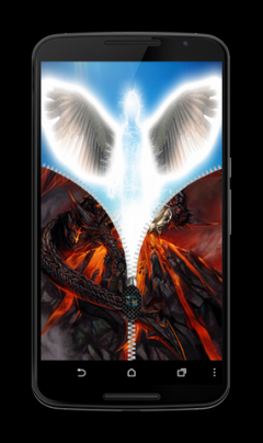 Angel's and Demons lock screen