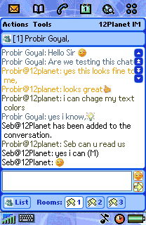 QuickIM Mobile MSN Instant Messenger (Symbian UIQ)