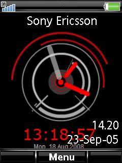 Animated Black Clock
