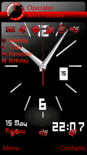 animated clock