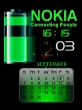 ANIMATED NOKIA CLOCK GREEN