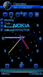 animated nokia clock
