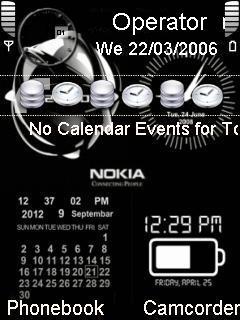 Animated Nokia Clock