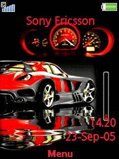 Animated Red Car