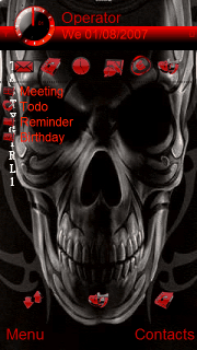 animated skull
