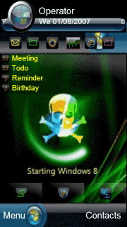 animated starting windows 8