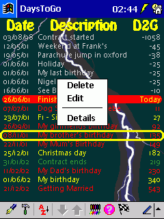 DaysToGo [ARM, MIPS and SH3]